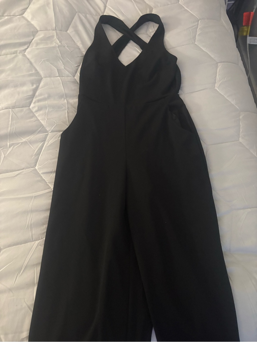 Black V-Neck Jumpsuit